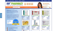 Desktop Screenshot of ivfpharmacy.com