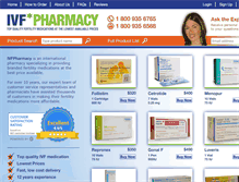 Tablet Screenshot of ivfpharmacy.com